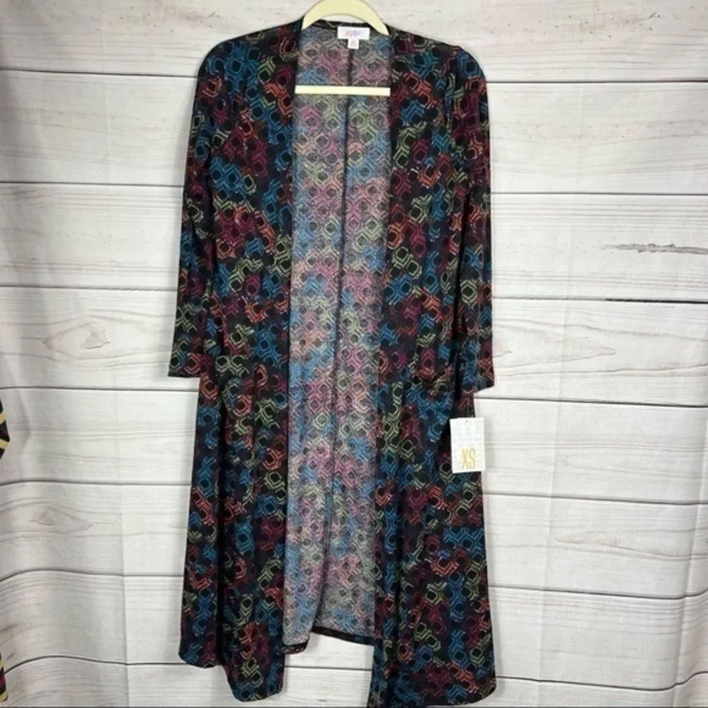 Lularoe Sarah kimono size XS NWT fits sizes 00-4